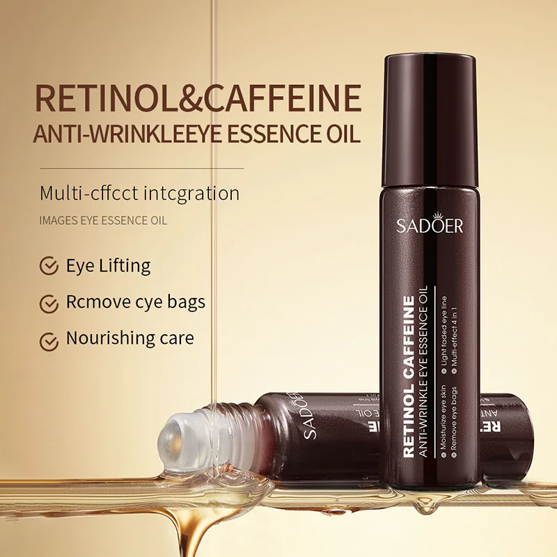 Retinol Caffeine Anti Wrinkle Skin Care Product Set Eye Cream Face Cream