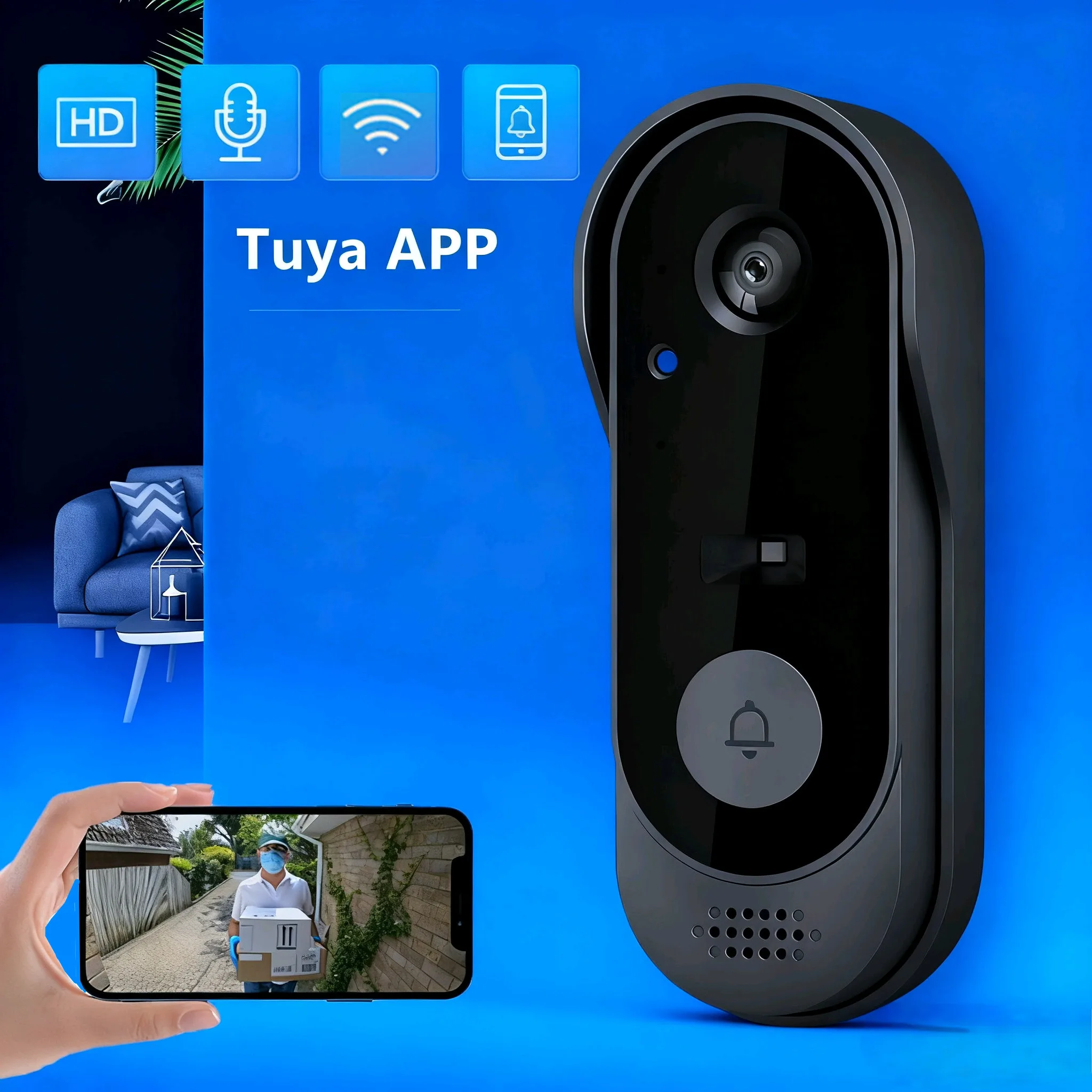 Tuya Doorbell With …