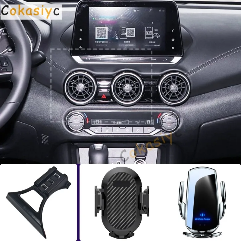 Suporte de Telefone para Carro para Nissan Sentra B18 2020 2021 2022 2023 2024, Suporte para Celular com Carregamento Sem Fio e Base Fixa Especial