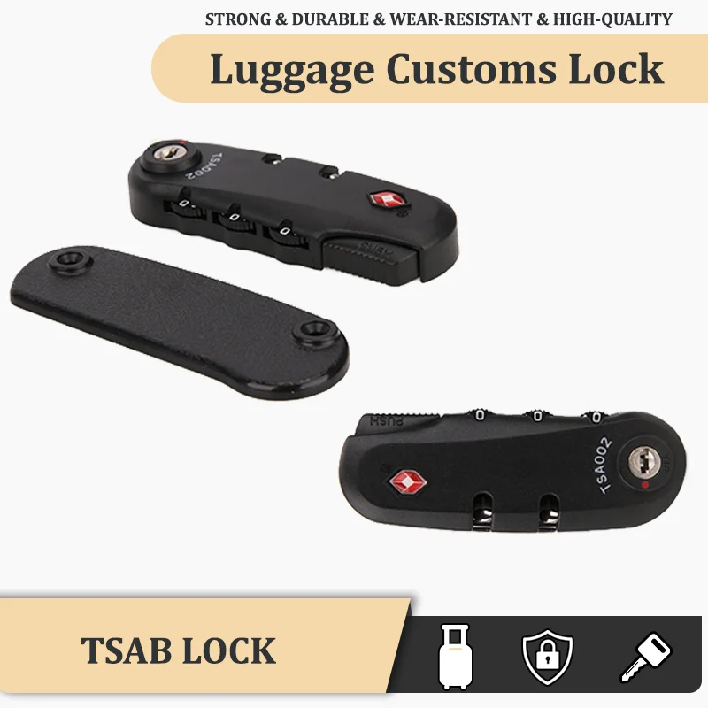 

TSA Three-Digit Combination Lock Steel Cable Security Lock Luggage Combination Lock Cabinet Door Lock Storage Locker Lock Padloc