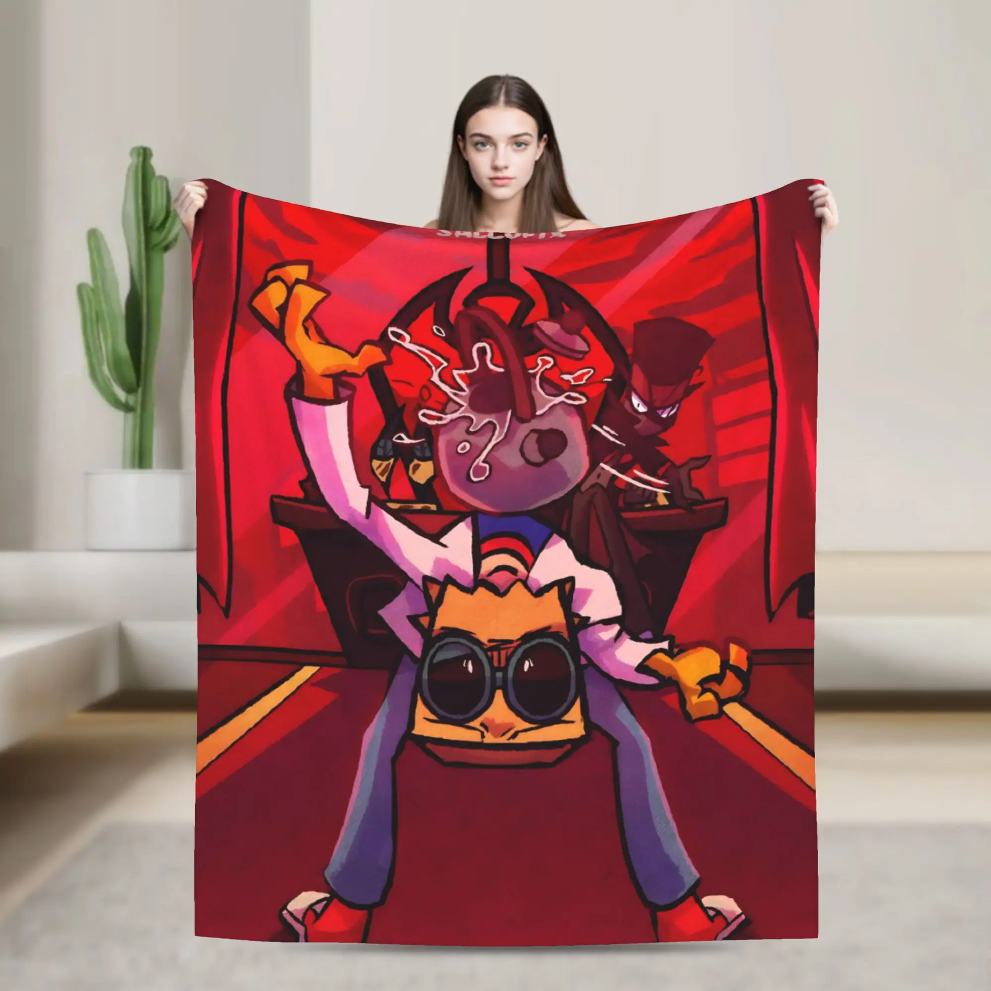 Villainous Comdy Blanket Multiple Sizes Cozy and Lightweight  Throw Blankets for Sofa Couch and Bed