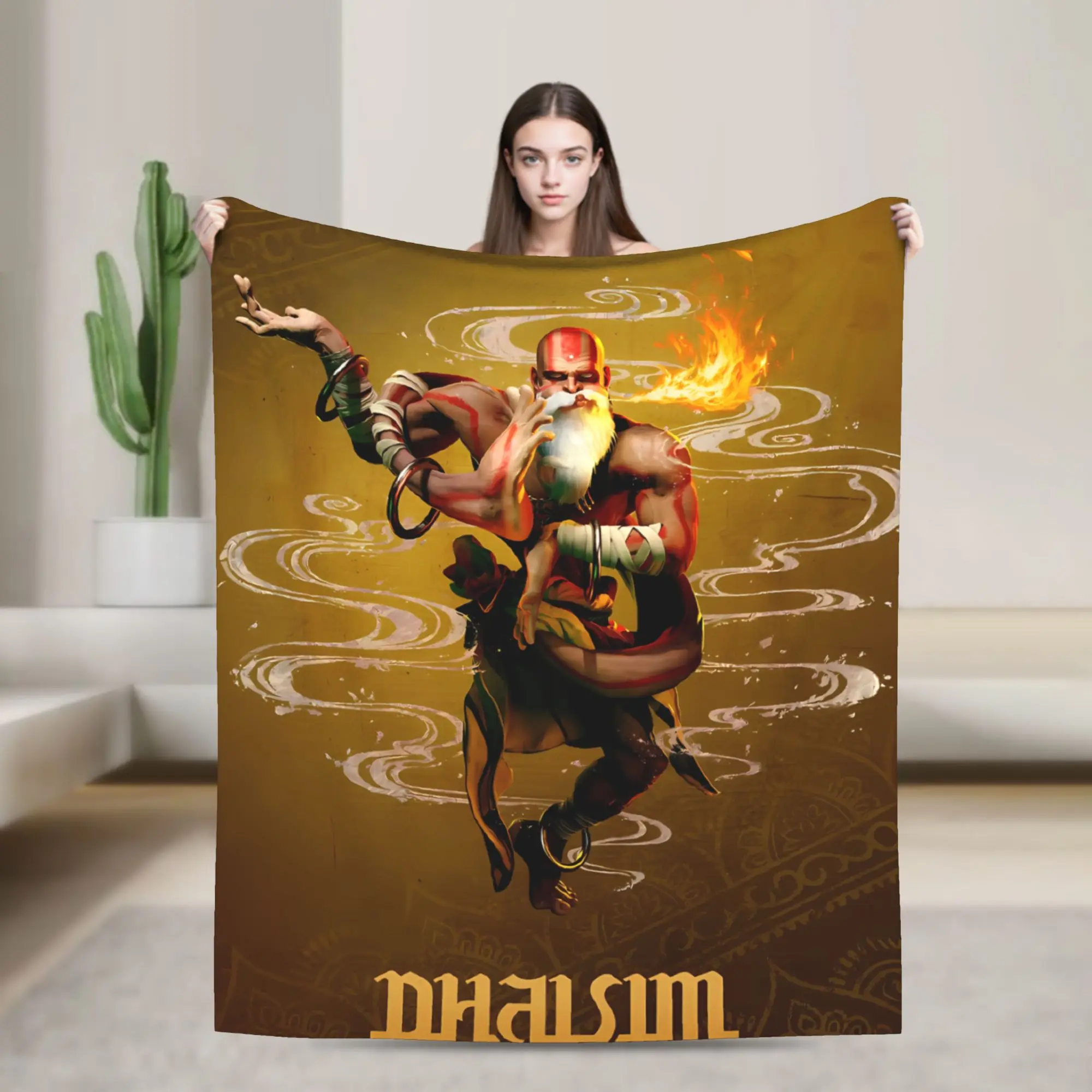 Retro Street Fighter 6 Blanket Quality Super Soft Characters Game Throw Blanket Autumn Travel Office Home Decor Print Bedspread
