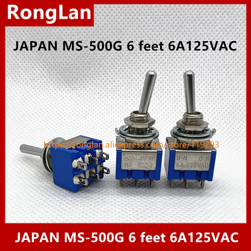 [BELLA]Japan's three mountain toggle switches MS-500G 6 feet NO-NO RESET unilateral reset switch 6A125VAC--10PCS/LOT