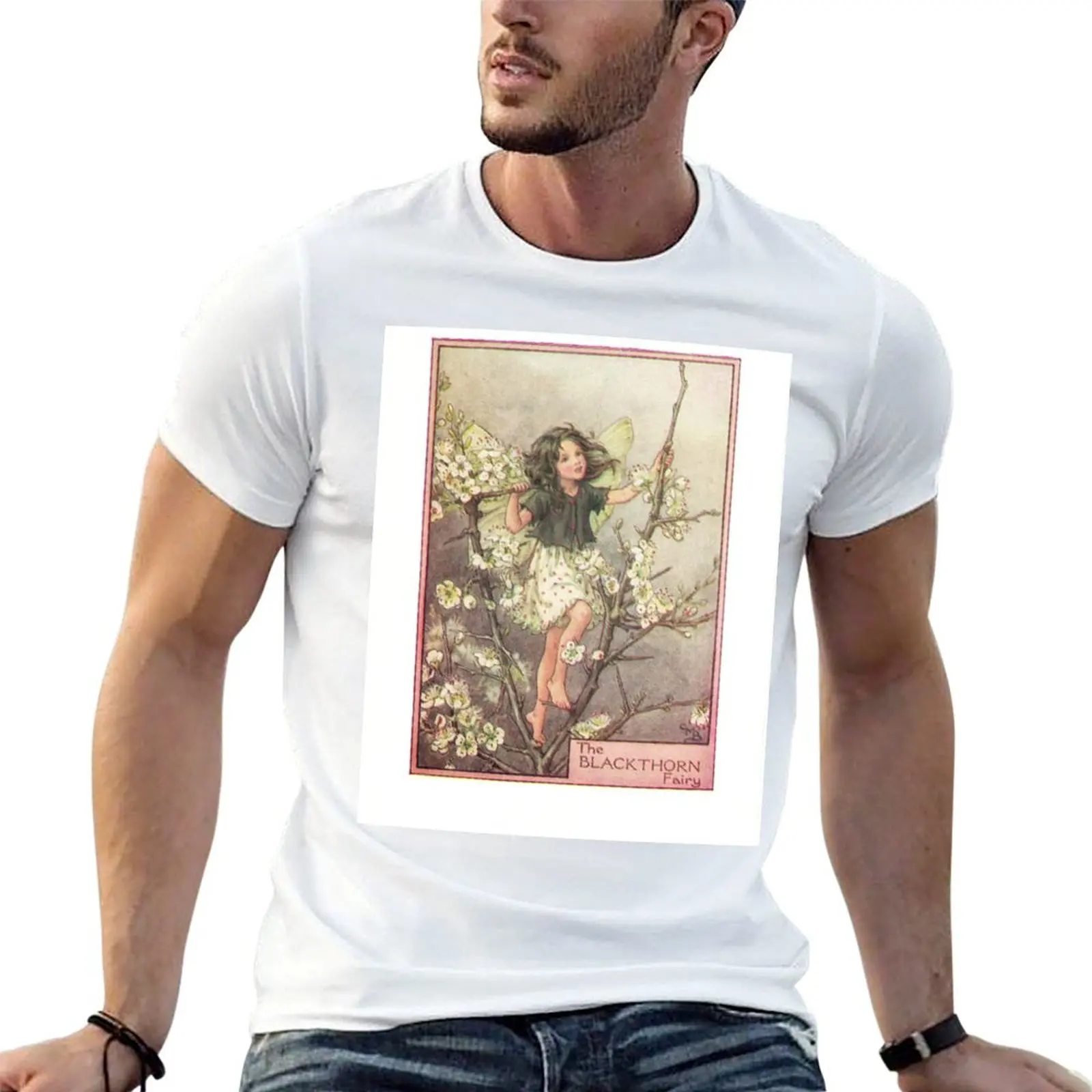 T-shirt Incroyable Blackthorn Fairy, t-shirts en coton 100% pour homme, t-shirt graphique en coton pour homme
