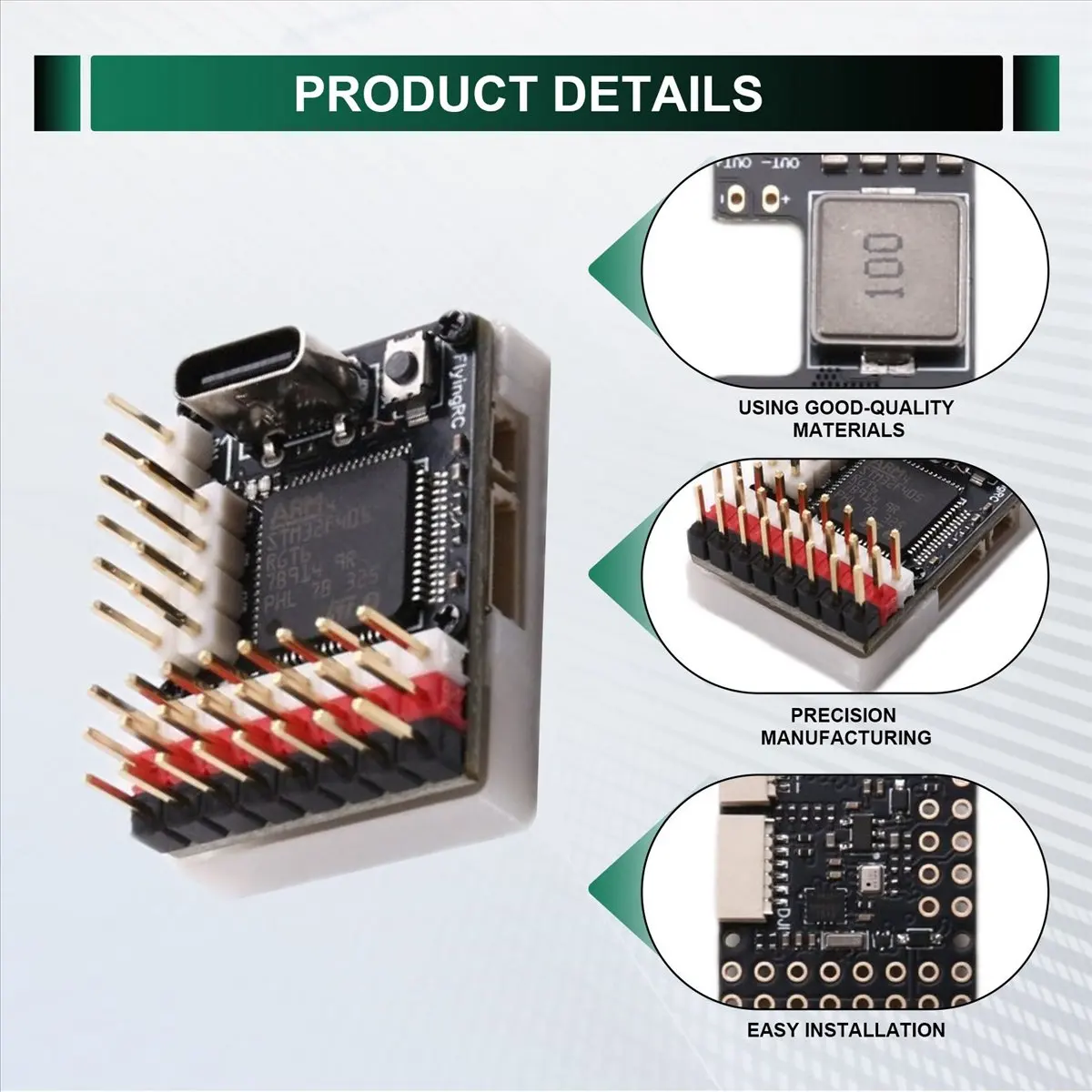 F4Wing Mini MK1 Flight Controller STM32F405 with BEC Supports AP//INAV Firmware for Micro-Type Fixed-Wing Aircraft