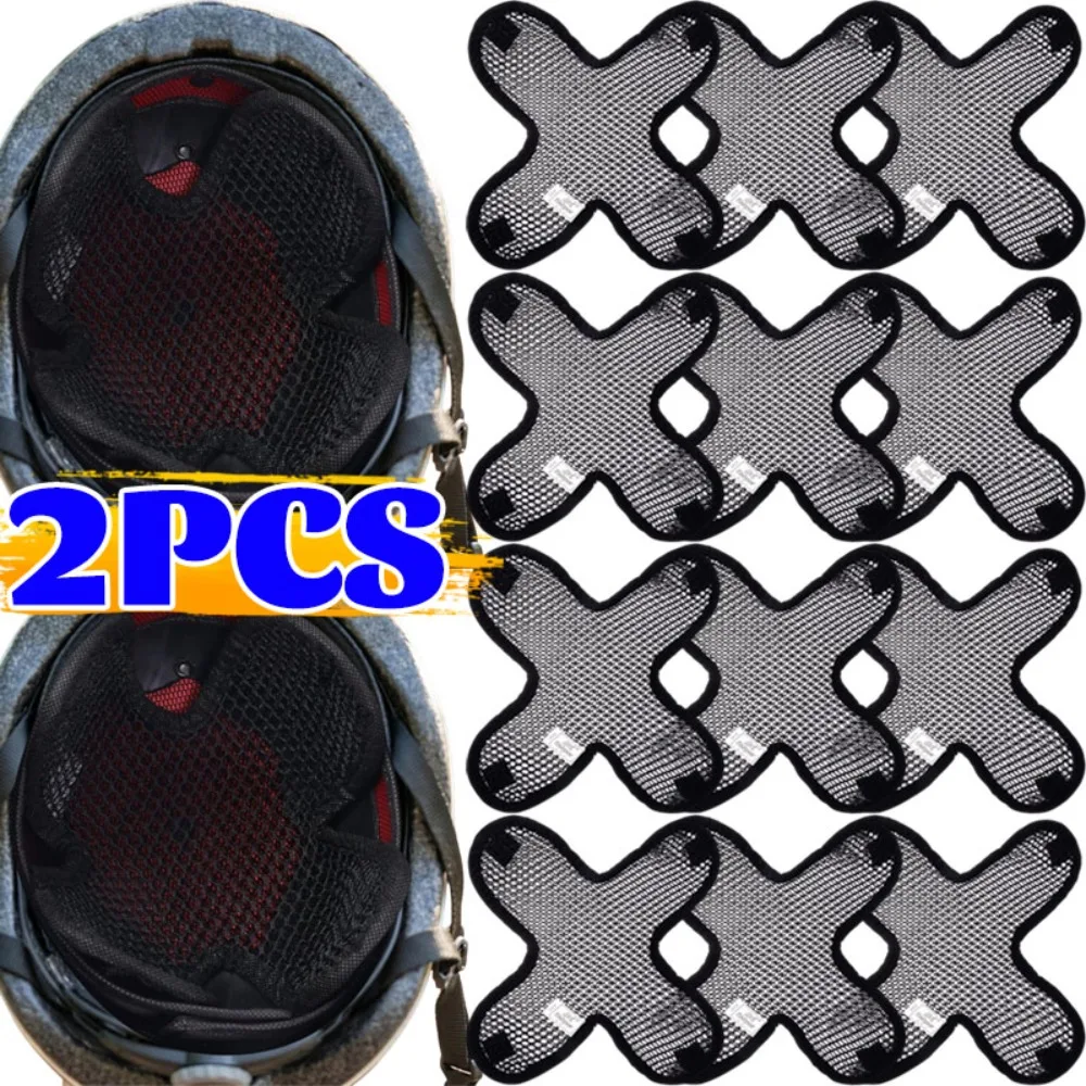 

Вкладыш для мотоциклетного шлема от пота, 3D дышащая сетчатая подушка-вкладыш, летняя охлаждающая вставка, универсальная для мотокросса, квадроциклов и мотоциклов