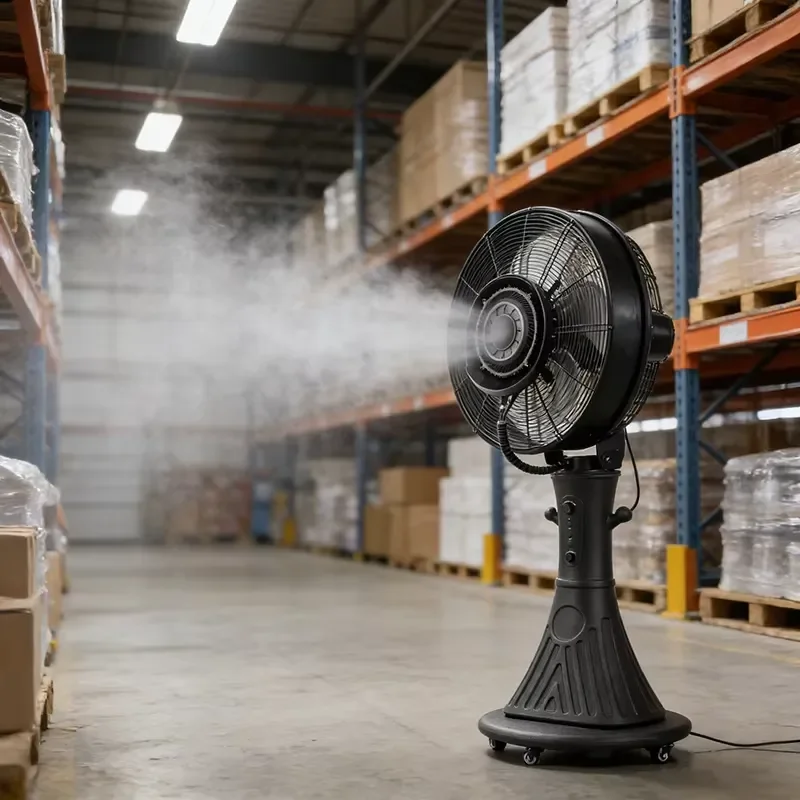 More than 20 years of electric fan manufacturing experience, factory wholesale spray vertical fan, industrial spray fan with