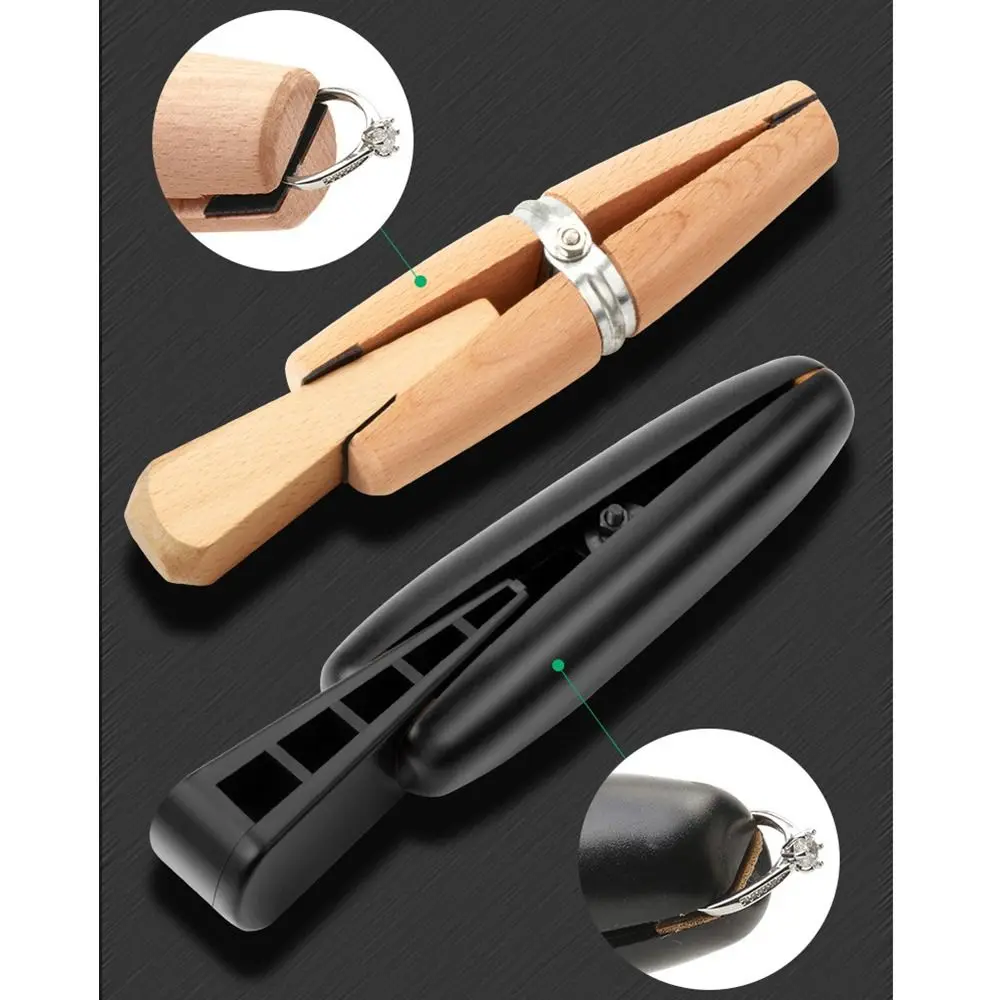 Non Scratch Ring Clamp Leather Jaws Safe Secure Holding Jewelry Making Tool Multi-Purpose Wood/Plastic Bench Jewelry Pliers