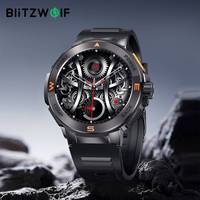 BlitzWolf BW-AT5 1.43 inch AMOLED BT 5.3 Altitude Barometer Compass Full Touch Plus 5 Buttons Health Monitoring Smart Watches