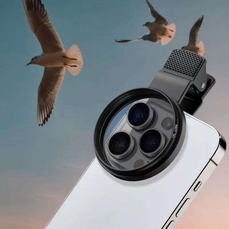 Professioneller Clip auf CPL Filter Polarisierung für Doppel drei Kamera -Smartphones Bester Verkauf