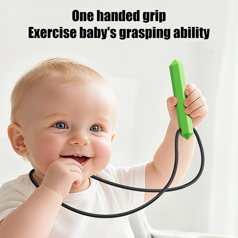 1 pz bambino sicuro massaggiagengive in silicone Bpa libero cartone animato molare bastone per i più piccoli anelli di dentizione per uso alimentare infantile da masticare Teeten giocattoli