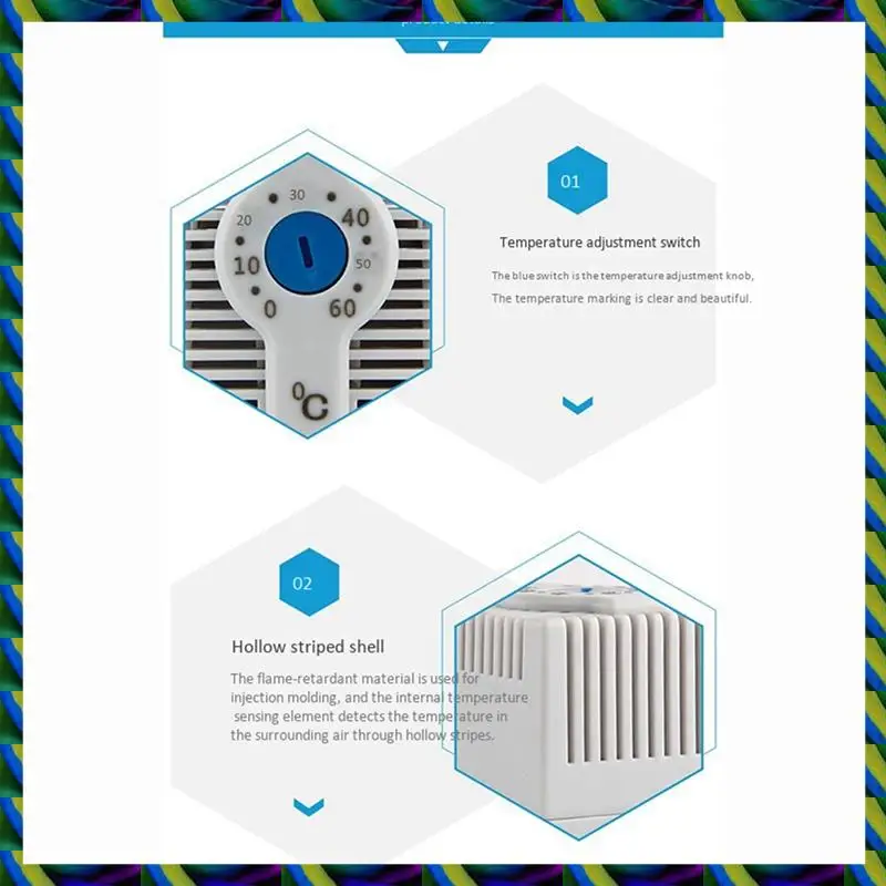 يوميا 4X KTS011 لا عادة مفتوحة قابل للتعديل الميكانيكية متحكم في درجة الحرارة خزانة ترموستات Din السكك الحديدية ، تستخدم للتبريد