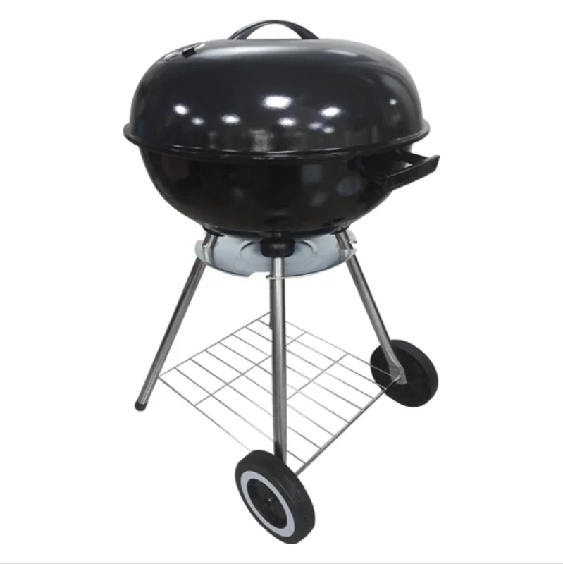 K-STAR New Portable Outdoor BBQ Grill Charcoal Firewood Popular Apple Shape Barbecue Grill 18 Inch Wholesale 2024 Dropshipping