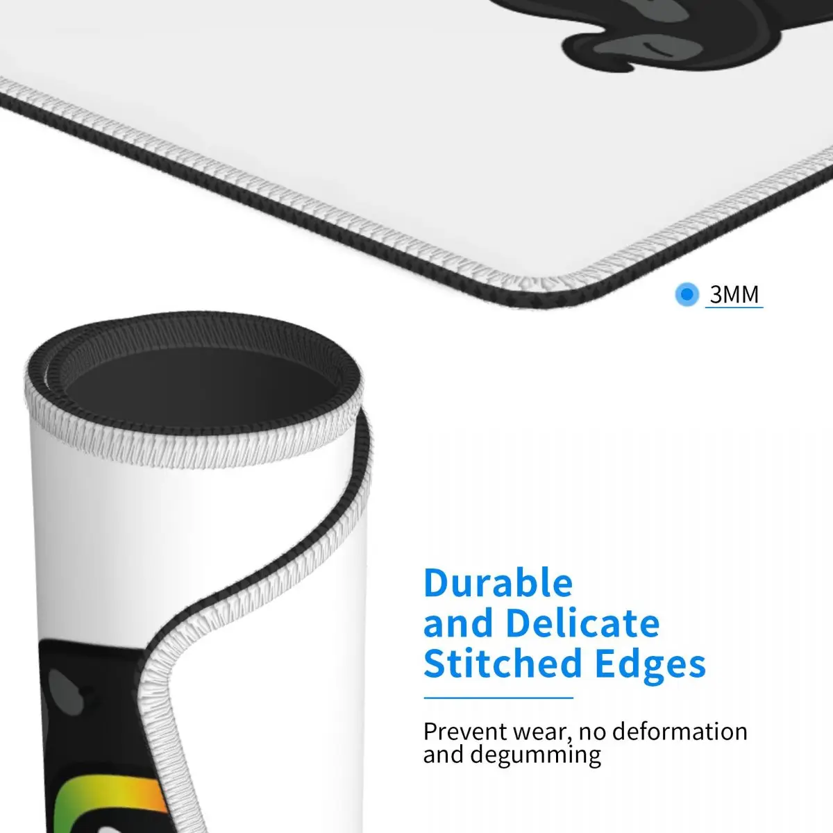 Sneki Snek Fan Design Razer RGB Sticker Mouse Pad Komputer Keyboard Mouse Mat Gaming PC Laptop Desk Mat Table Mats