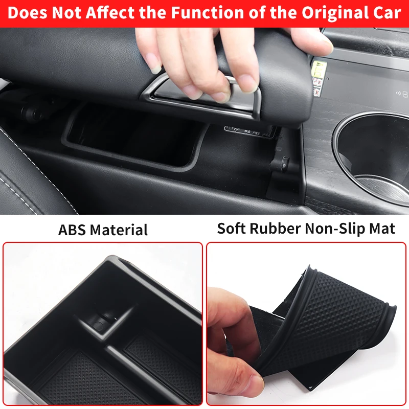 For Lexus LX600 LX 600 2022 2023 2024 LX500D Upgrade Interior Decoration Accessories Armrest Storage Box Partition Bracket Tray