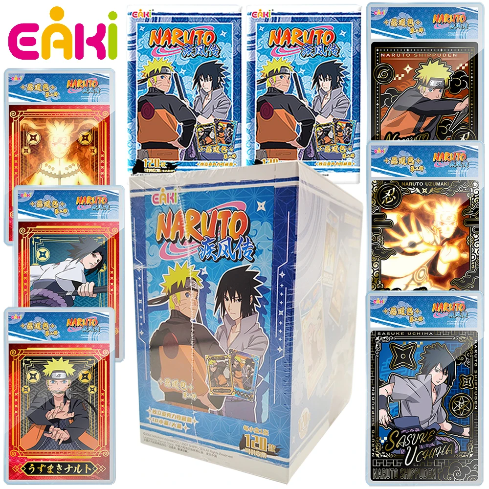 

New Original Eaki Naruto Classic Anime Peripheral Collection Card Stamp Series Creative Card Children's Birthday Surprise Gifts