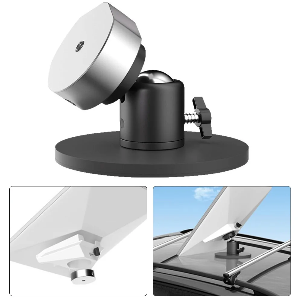 

1pc Magnetic Car Phone Holder For Starlink For Mini Smooth RV Boat 360 Degree Rotation Adjustable Car Mount Bracket Tool