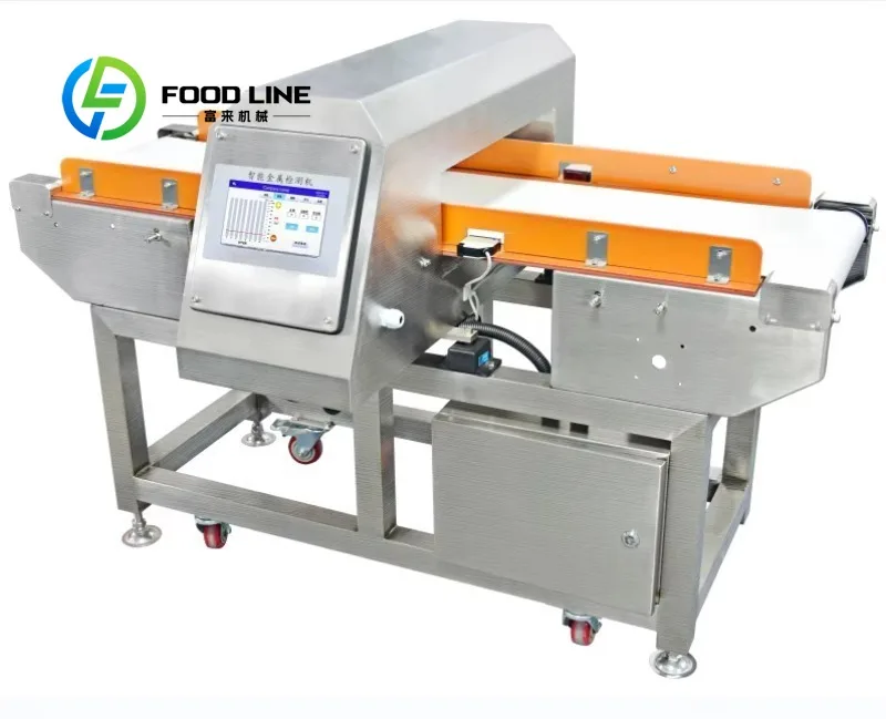 High Sensitivity Food Metal Detector Conveyor Type Automatic Scanning Machine For Food Processing Factory Bakery And Meat Plant