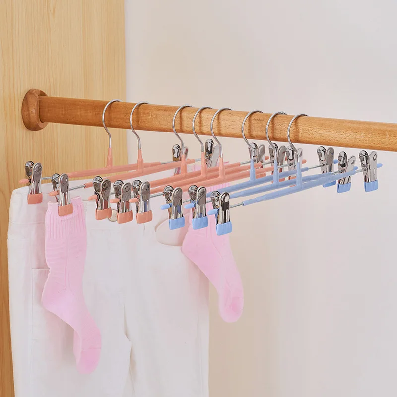 Household Non-Marking Clothes Hanger Clip, Pants Clip, Special talisman, Non-Slip, 5Pcs, 10Pcs, 20Pcs