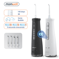 Mornwell F32 Oral Irrigator Dental Teeth Whitening Smart Display Sonic Water Flosser Teeth Cleaner 260ML Tank Dental 4 Water Jet