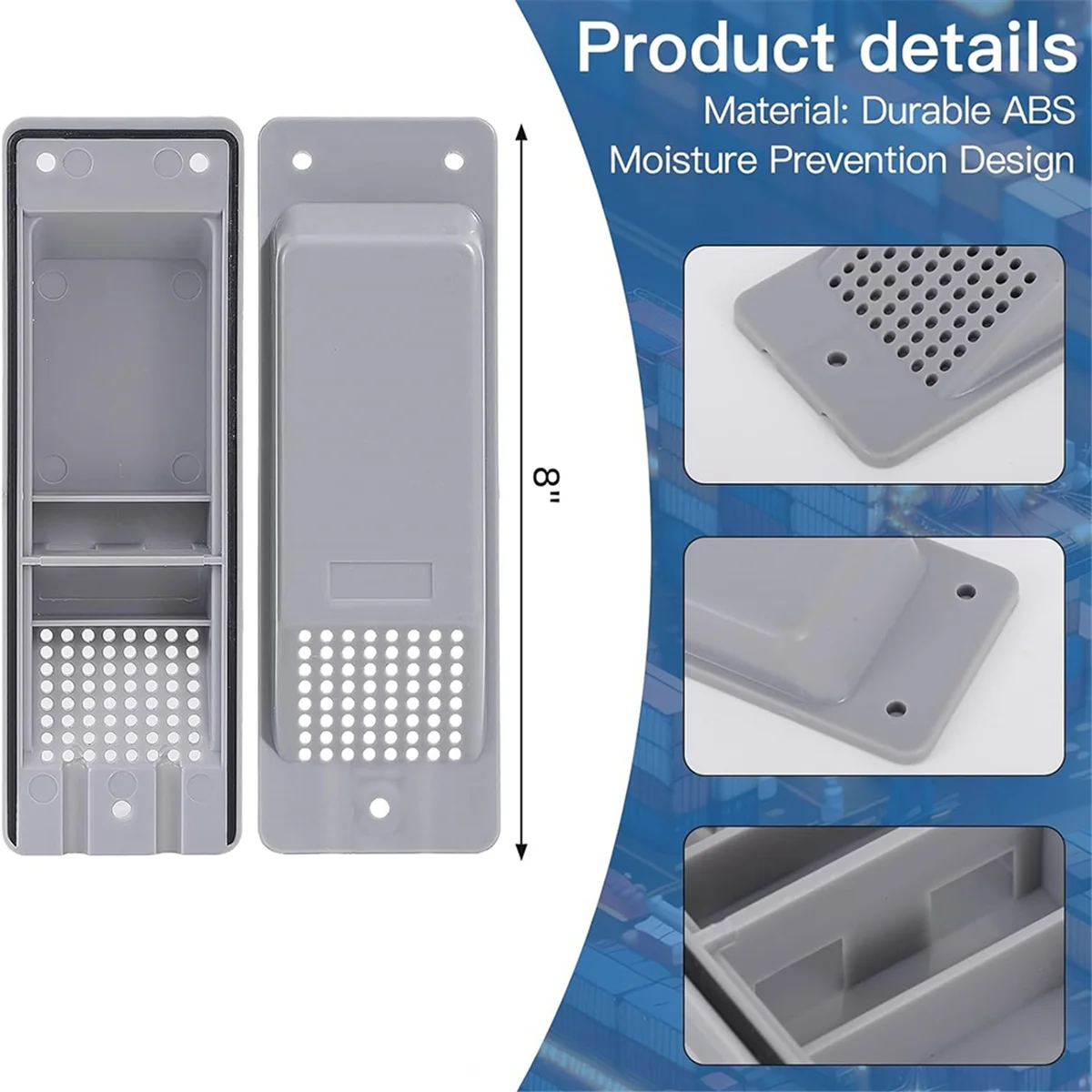 El mejor Kit de ventilación de aire para contenedores de envío, accesorios para contenedores de envío de alta resistencia, Kit de ventilación de flujo, paquete de 8
