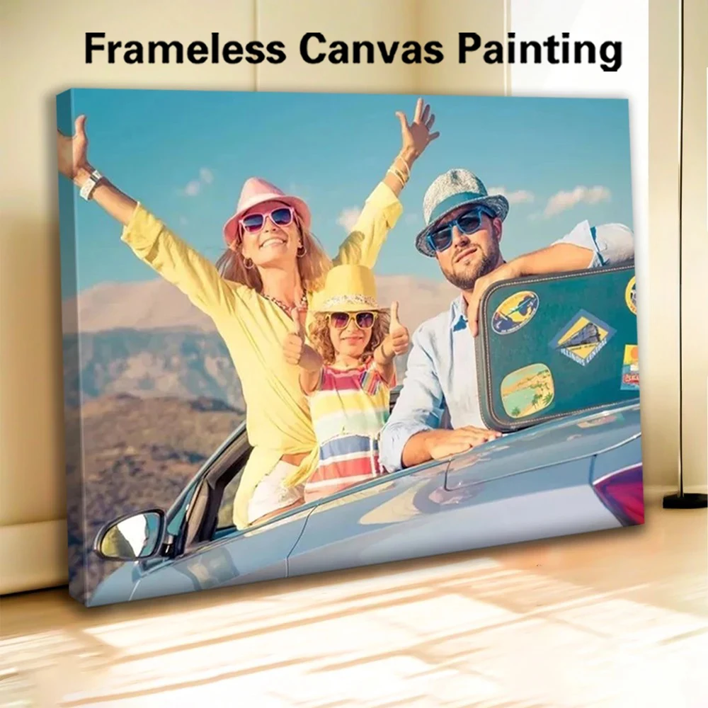 1pc Frameless Personalize Custom Photo family Prints Wall Pictures Home Living Room Video Game Wall Pictures Print For Gamer