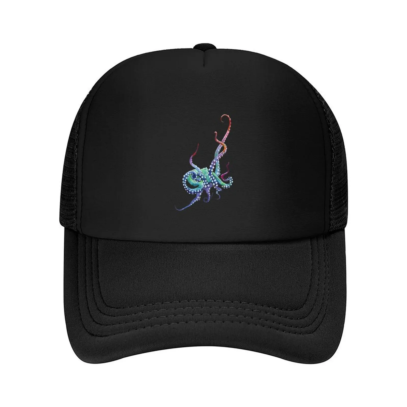

Rainbow Octopus Baseball Cap Luxury man cap New In The Hat Uv Protection Solar Hat Dropshipping Girl Men's