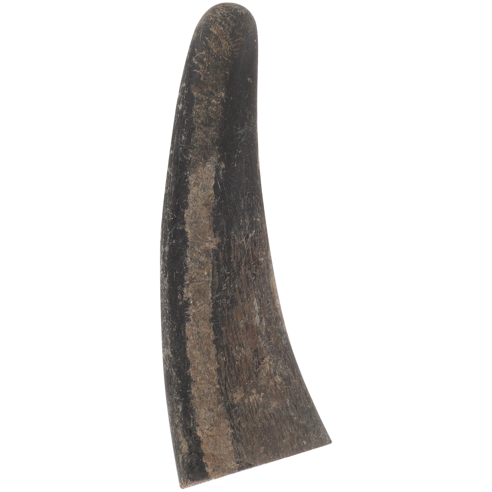 

Black Buffalo Tip 11-14CM Natural Solid DIY Craft Material Carving Beads Ornaments Jewelry Carving Supply Accessories