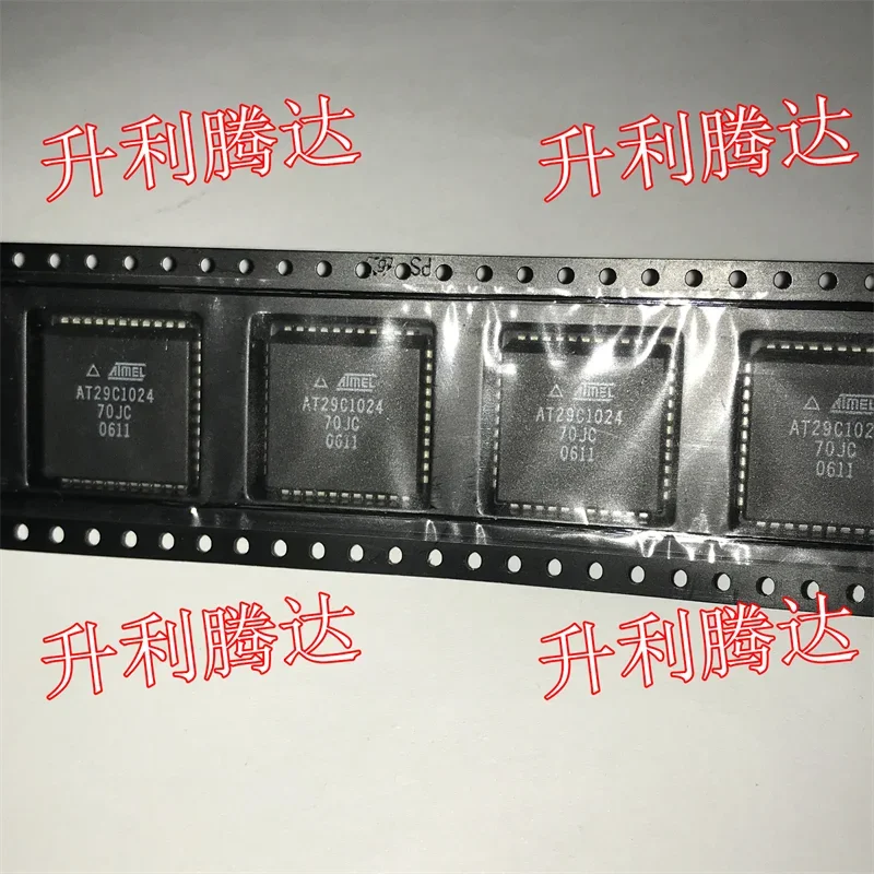 100% Original New 5PCS/LOT  AT29C1024-70JC  PLCC44  Memory