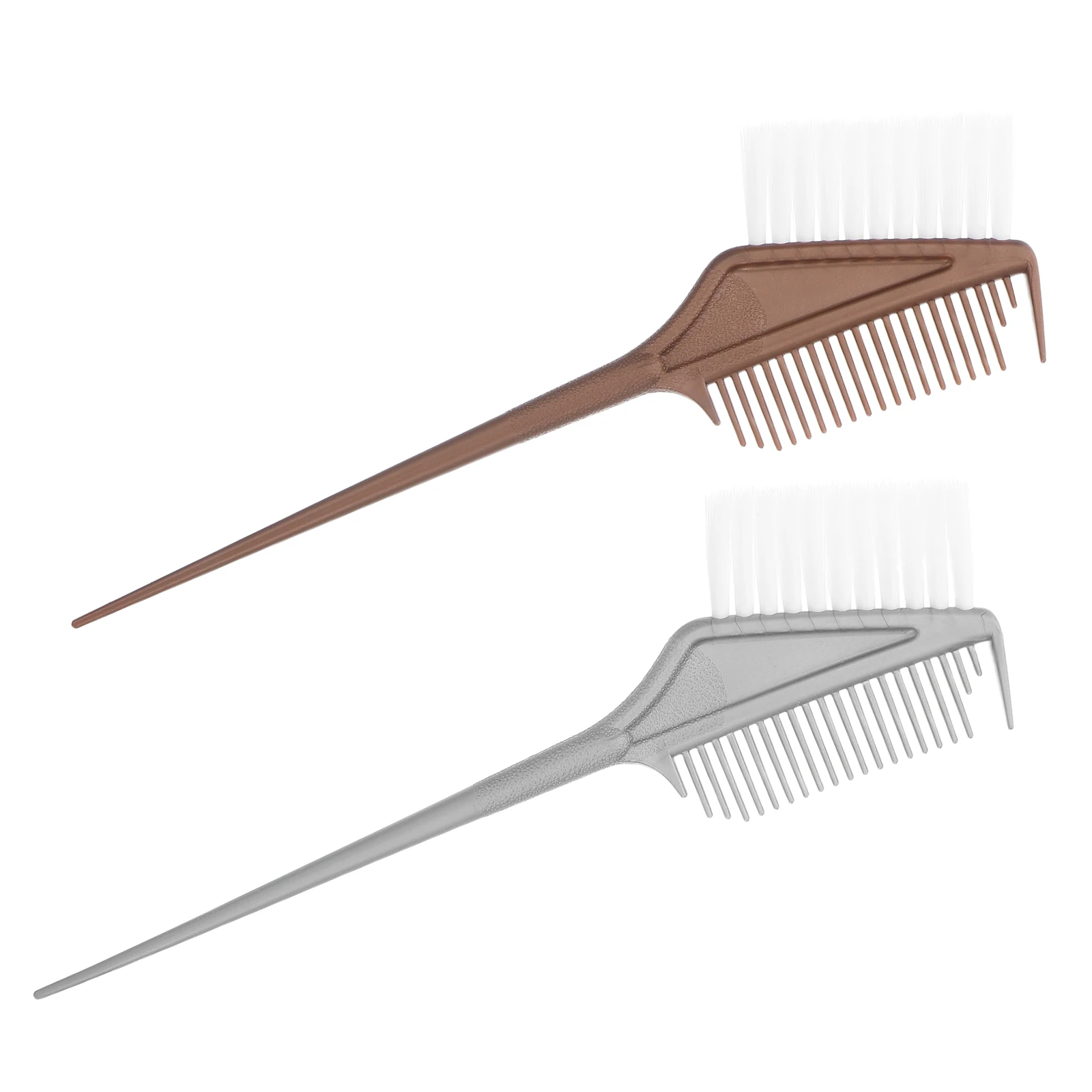 

2pcs Dye Comb Salon Accessories Coloring Brush For Micro Braiding Foiling Highlights Care Dye Applicator Brush For