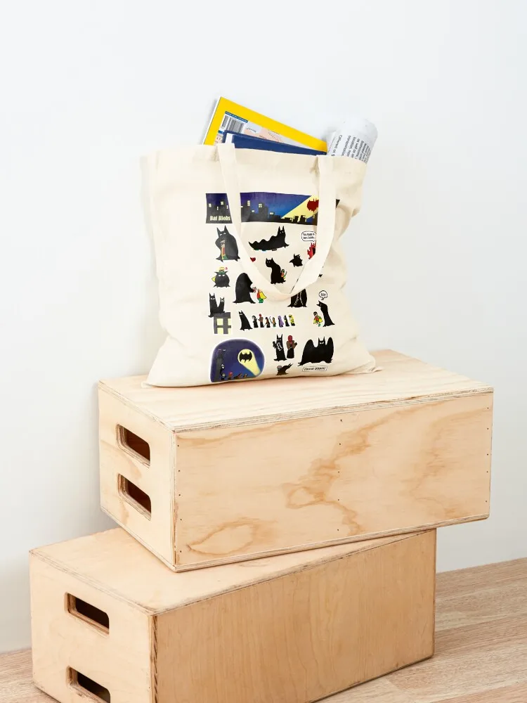 حقيبة يد من Batfam Batblobs، حقيبة كتف من القماش، حقيبة يد للسيدات، حقيبة تسوق للرجال #4