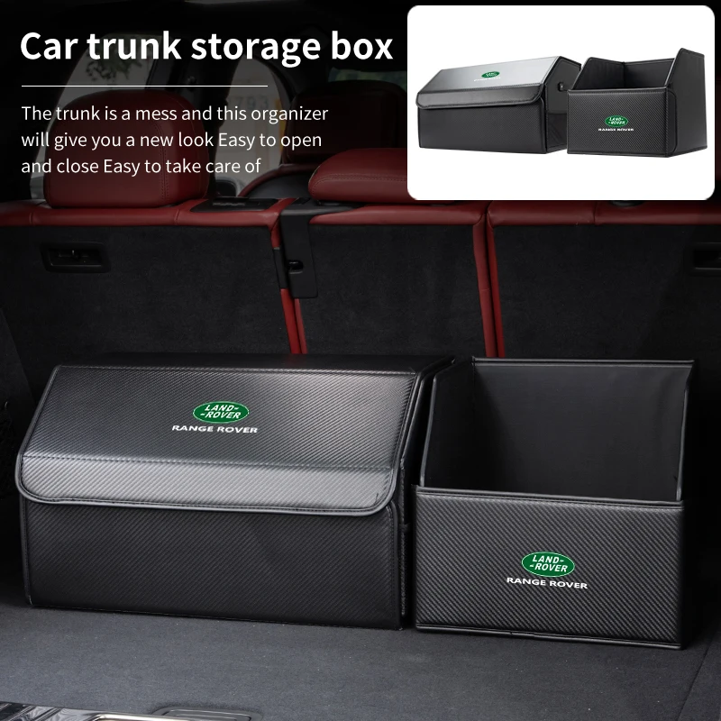 Car Trunk Storage Box Collapsible Camping Bag Toolbox For Land Rover Range Rover Evoque Velar Defender Discovery Freelander LAND