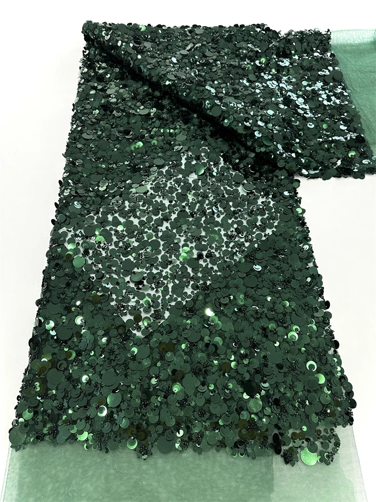 أحدث أقمشة الدانتيل الأفريقي، الترتر الفرنسي الفاخر، نسيج الدانتيل الشبكي، الراقية اليدوية مطرز لحفل الزفاف