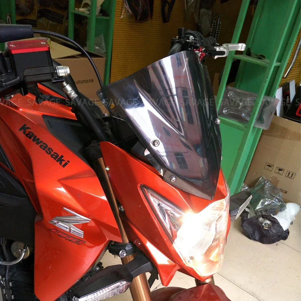 가와사키 Z 125 Z125 프로 BR125 2017-2024 오토바이 앞 유리, 페어 브리스 헤드라이트 커버 패널 페어링 스크린
