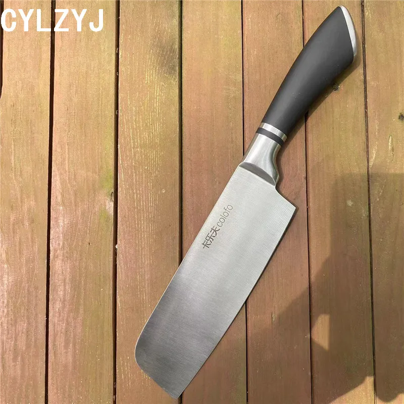 Noże kuchenne Ręcznie robione Nakiri Rzeźnik Nóż kuchenny Tasak do mięsa Siekanie warzyw Nóż szefa kuchni ze stali nierdzewnej