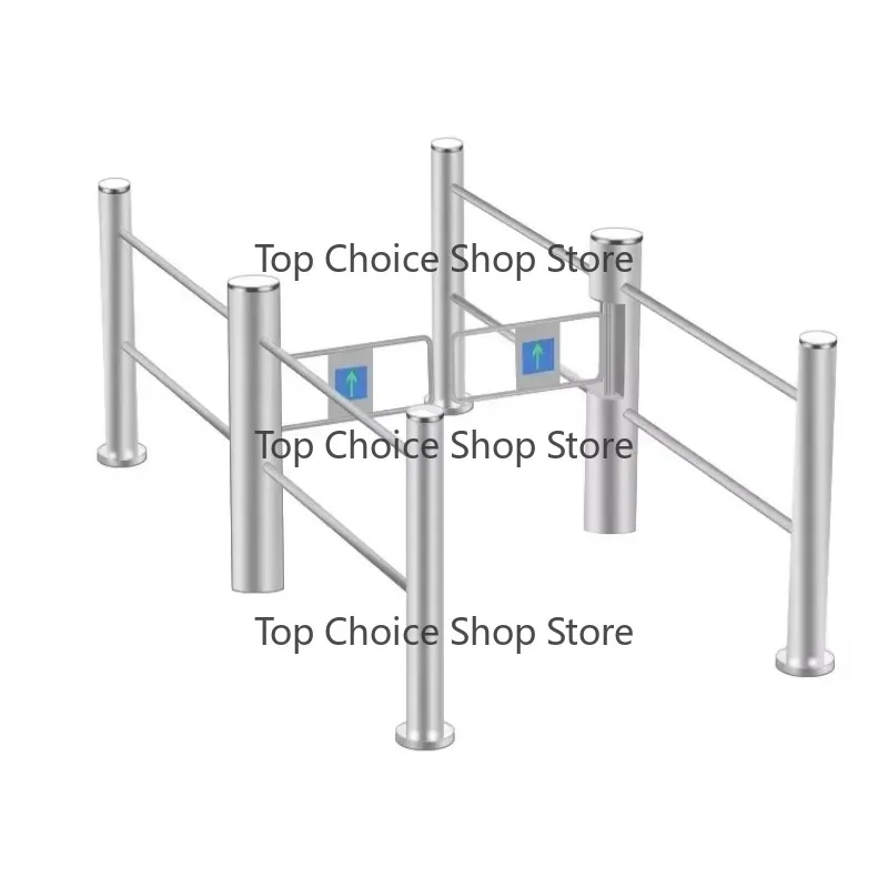Automatic Swing Barrier Turnstile Access Control Mechanism For Pedestrian Passage Management