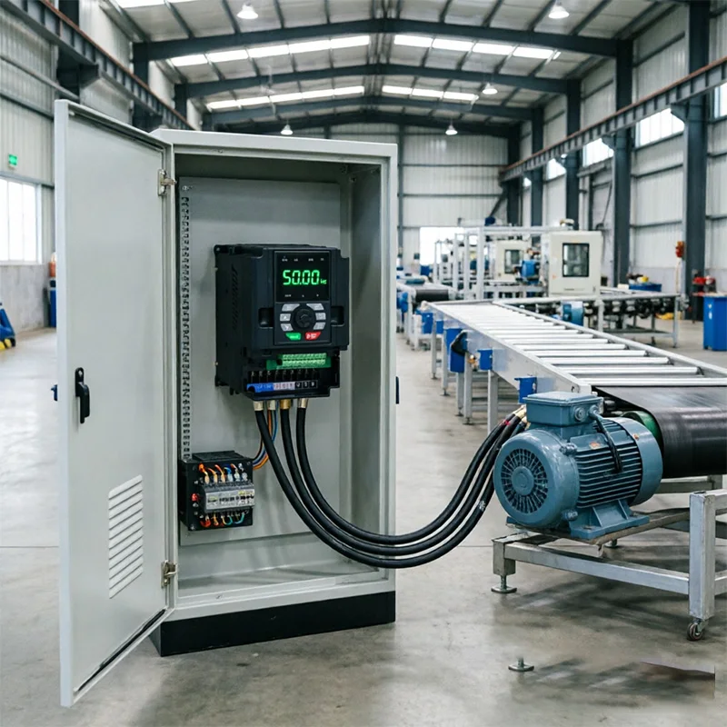 VFD 5.5KW 380V 3 Phase Vector Control Variable Frequency Inverter Industrial AC Motor Speed Drive