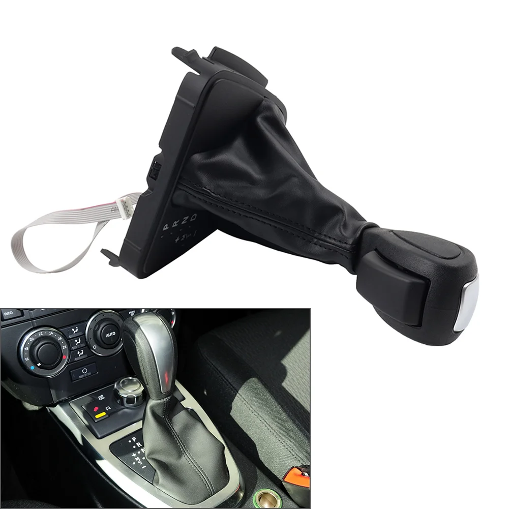 LR003471GEN Car Shifting Lever Knob Lever Gear Shift 1Pc For Land Rover Freelander 2 2006-2012 Leather ABS Metal