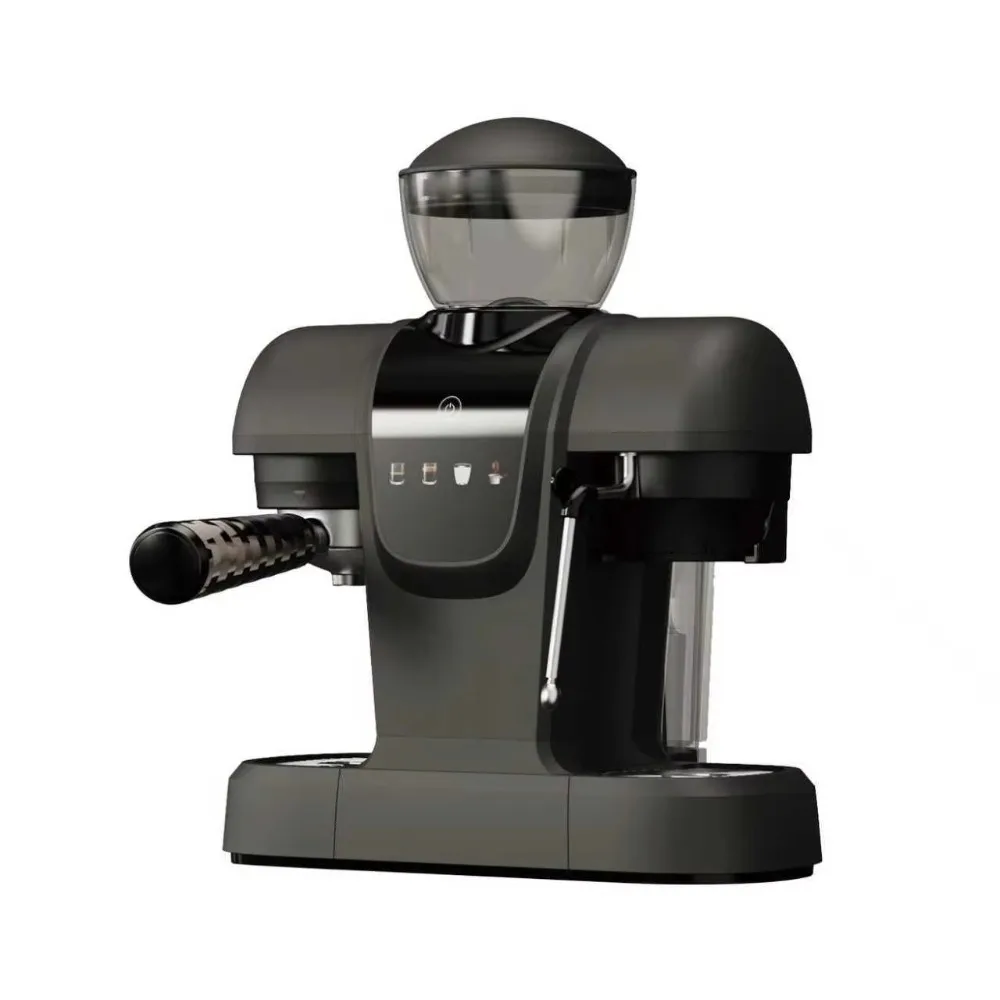 Commercial Italian Semi-Automatic Electric Coffee Machine 19 Bar Plastic Latte Art Milk Foam Pump Pressure Easy Clean 1000-1350W