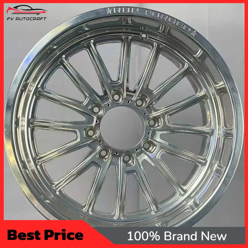 【2026】Factory Price RBP Style 20x10 Mirror Polished Two-piece Forged Wheels For Ford F150 RAM 1500 American Off-Road Custom Hub