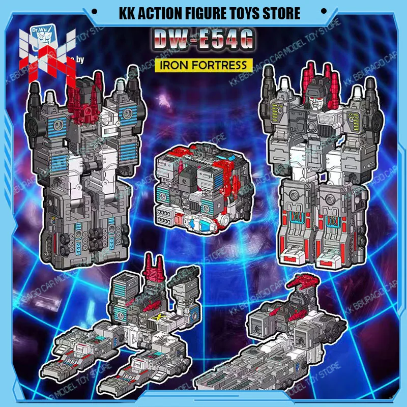 

Pre-order Dr.Wu DW-E54G Comic Color Metroplex Transformation Action Figure Small Scale Robot Anime Mecha Toy For Collectors