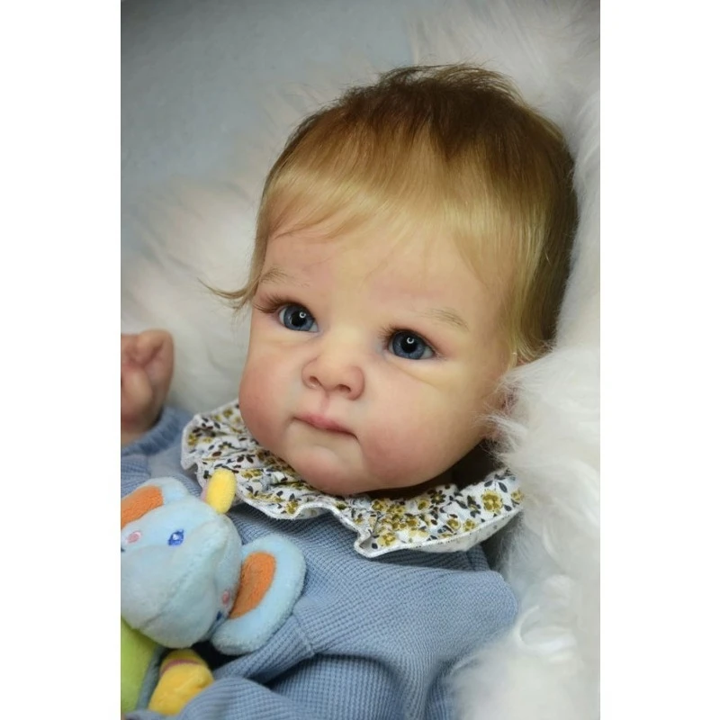 18 Inches Unpainted DIY Doll Kit Bettie Reborn Baby Soft Vinyl DIY Doll Parts
