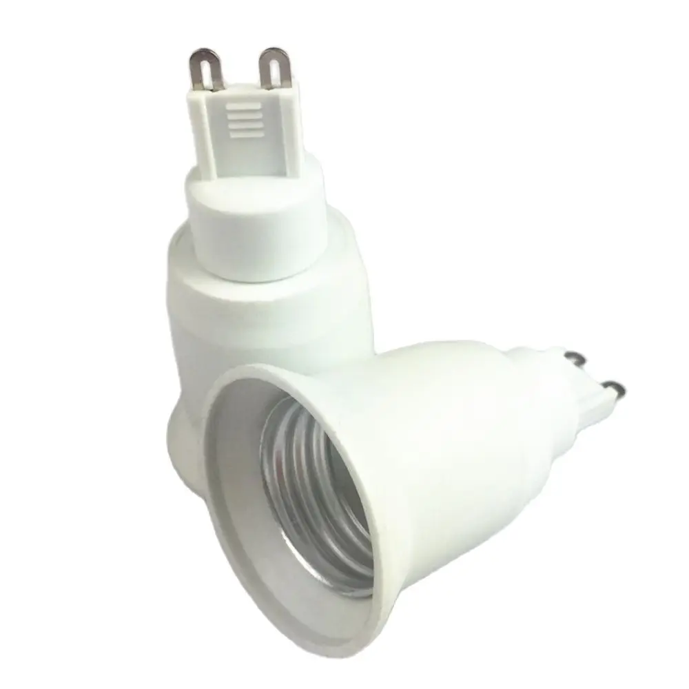 1pcs Lamp Holder Converters G9 To E27 Light Socket Adaptor Holder LED Bulb Socket Adapter White