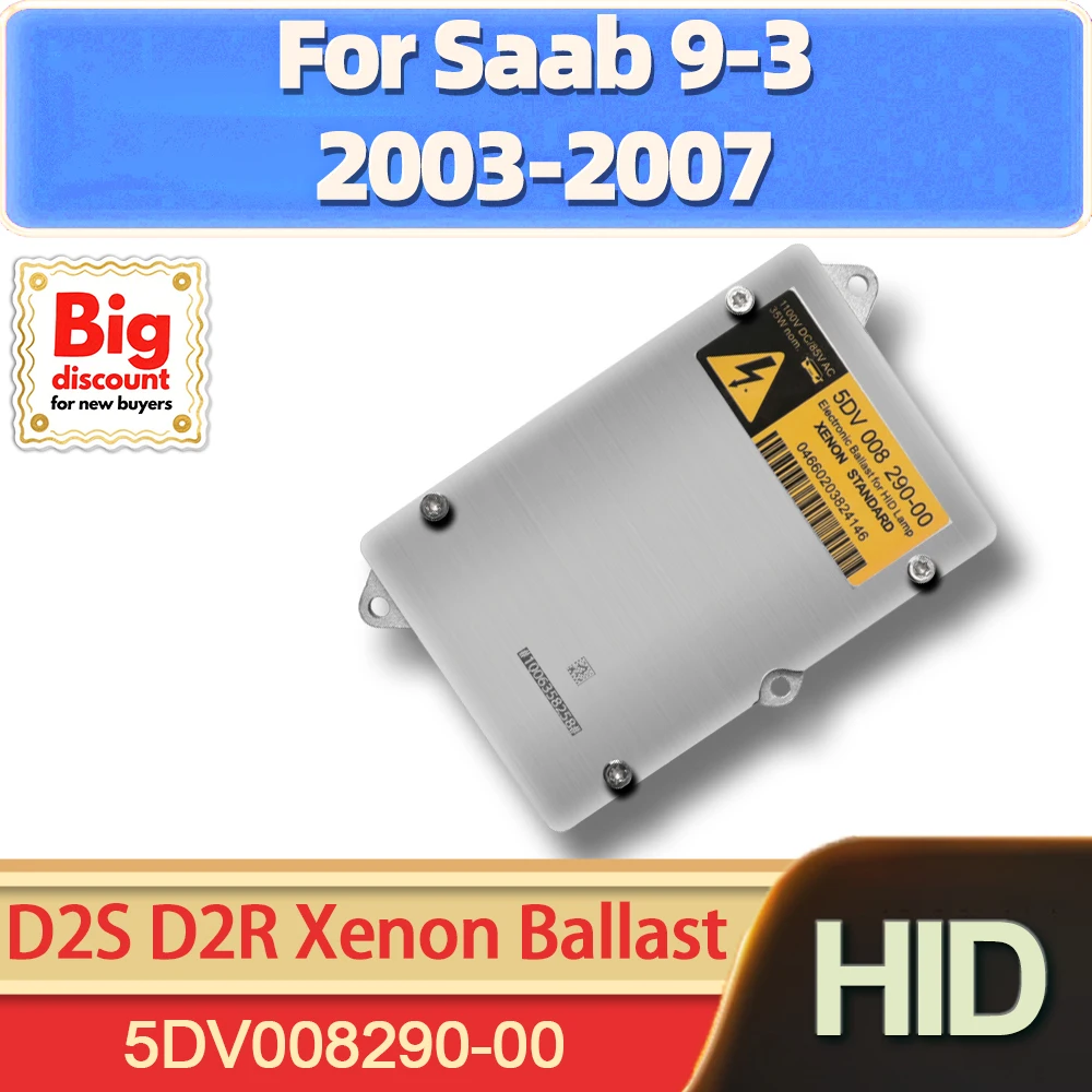

TEENRAM 1X HID Xenon Headlight Ballast Control Unit Module OEM 5DV008290-00 D2S D2R Xenon Lamp Ballast For Saab 9-3 2003-2007
