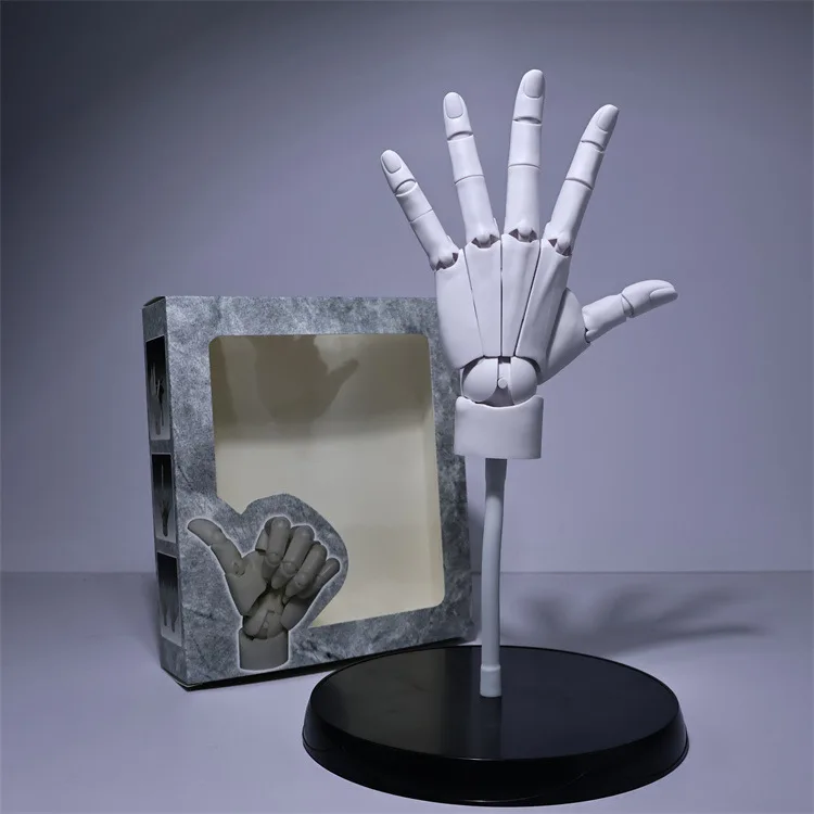 Super Articulated Hand 1:1 Movable Finger Joint Left Hand Model for Drawing and Art Figure