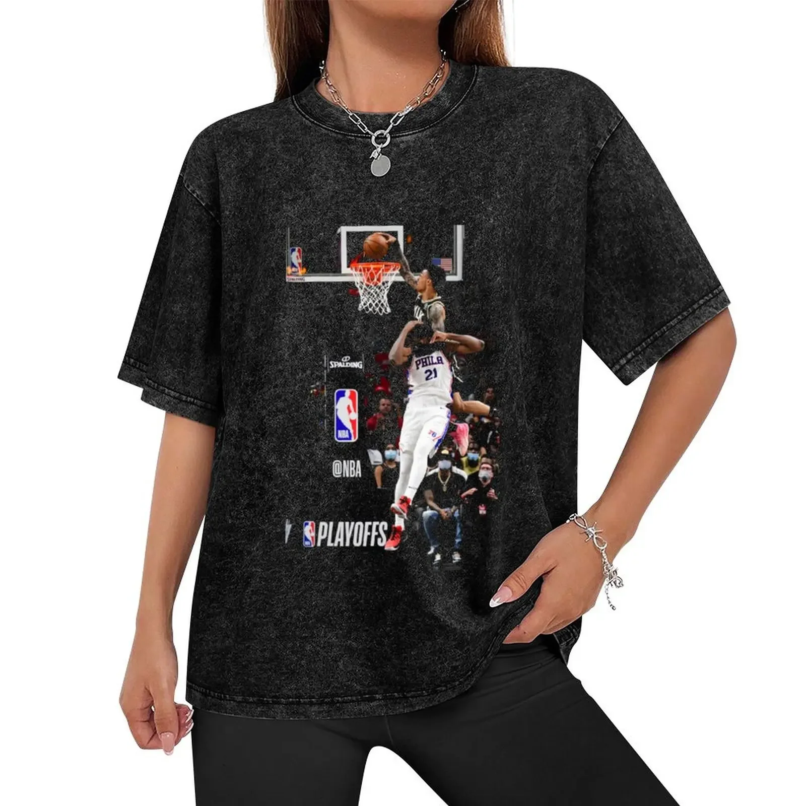 John Collins Dunk On Embiid Essential T-Shirt vintage graphic tee korean fashion mens tall t shirts