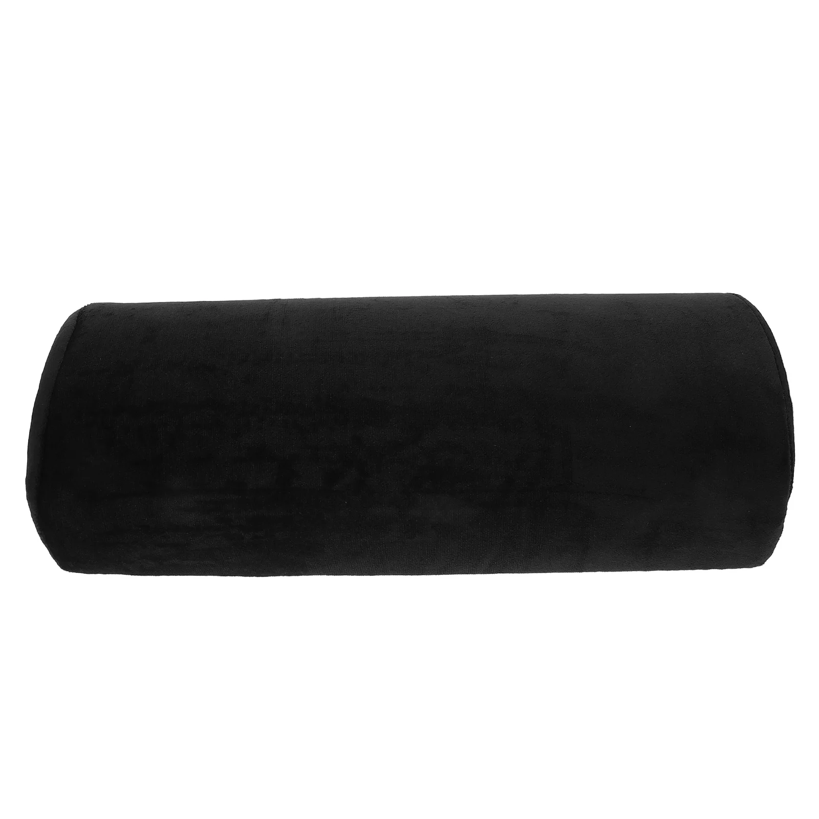 

Throw Pillows for Bed Lumbar Decorative Half Round Leg Knee Bolster 40x20x10cm Black Legs Office