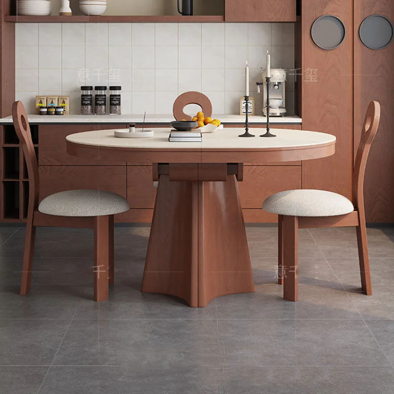 Wood Extending Dining Table Kitchen Children Designer High Writing Luxury Dining Table Modern Mesas De Jantar Home Furniture