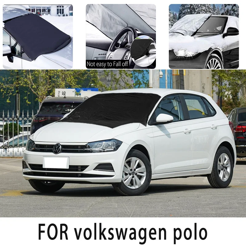 

Carsnow cover front coverfor polo snowprotection heat insulation shade Sunscreen wind Frost prevention car accessories