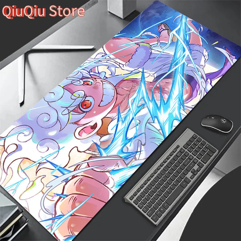 

Japan Cool Anime Mouse Pad PC White Gamer Cabinet Keyboard Rug Laptop O-one P-piece L-Luffy 5 Gear Mousepad XL Extended Desk Mat